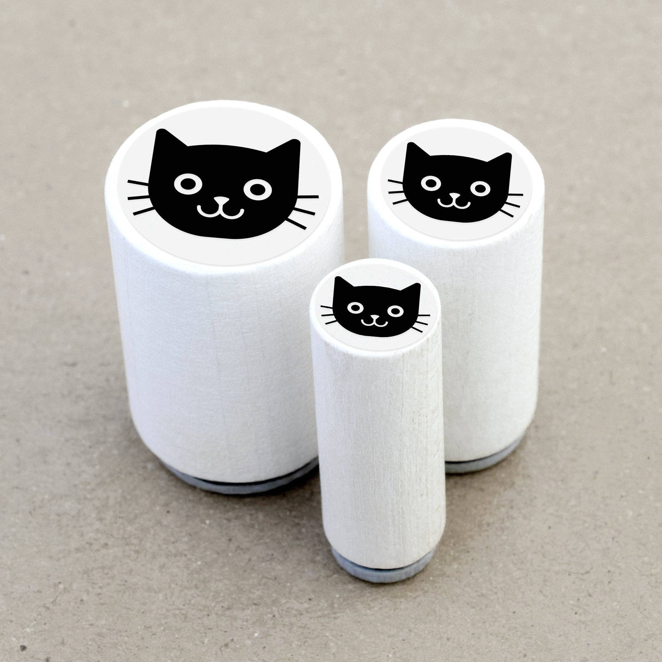 MINI STEMPEL // SORT KATTEHOVED
