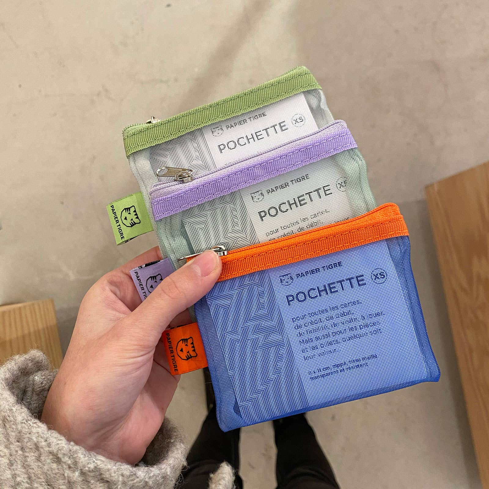 PUNG I NYLON // GRØN & GRÅ