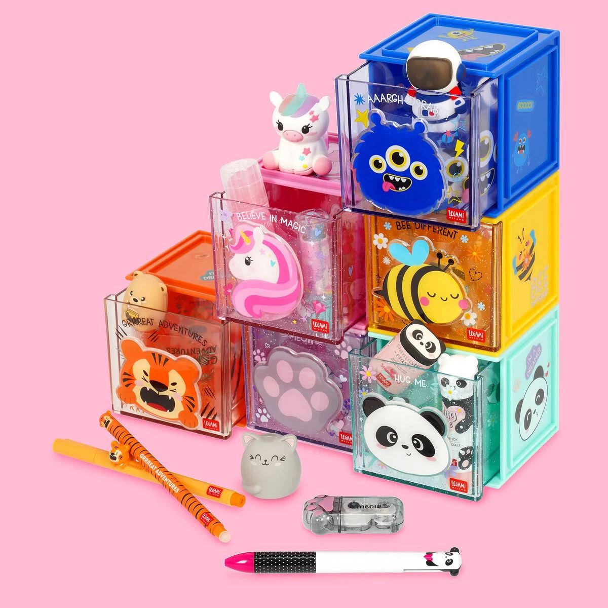 STACKABLE STORAGE BOX // TIGER