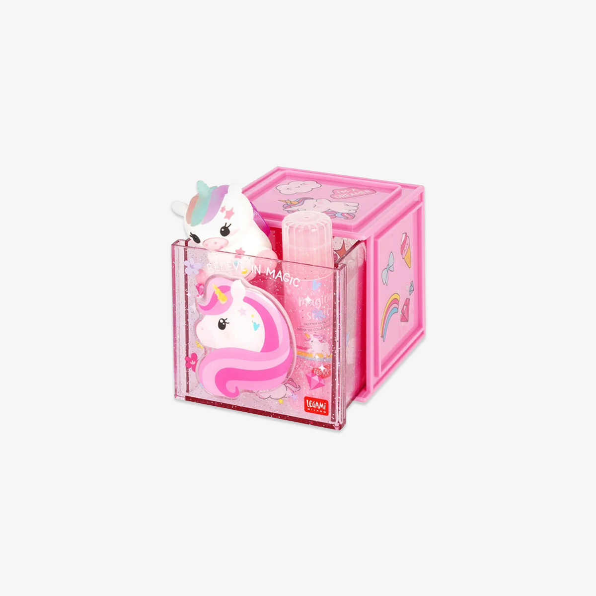 STACKABLE STORAGE BOX // UNICORN