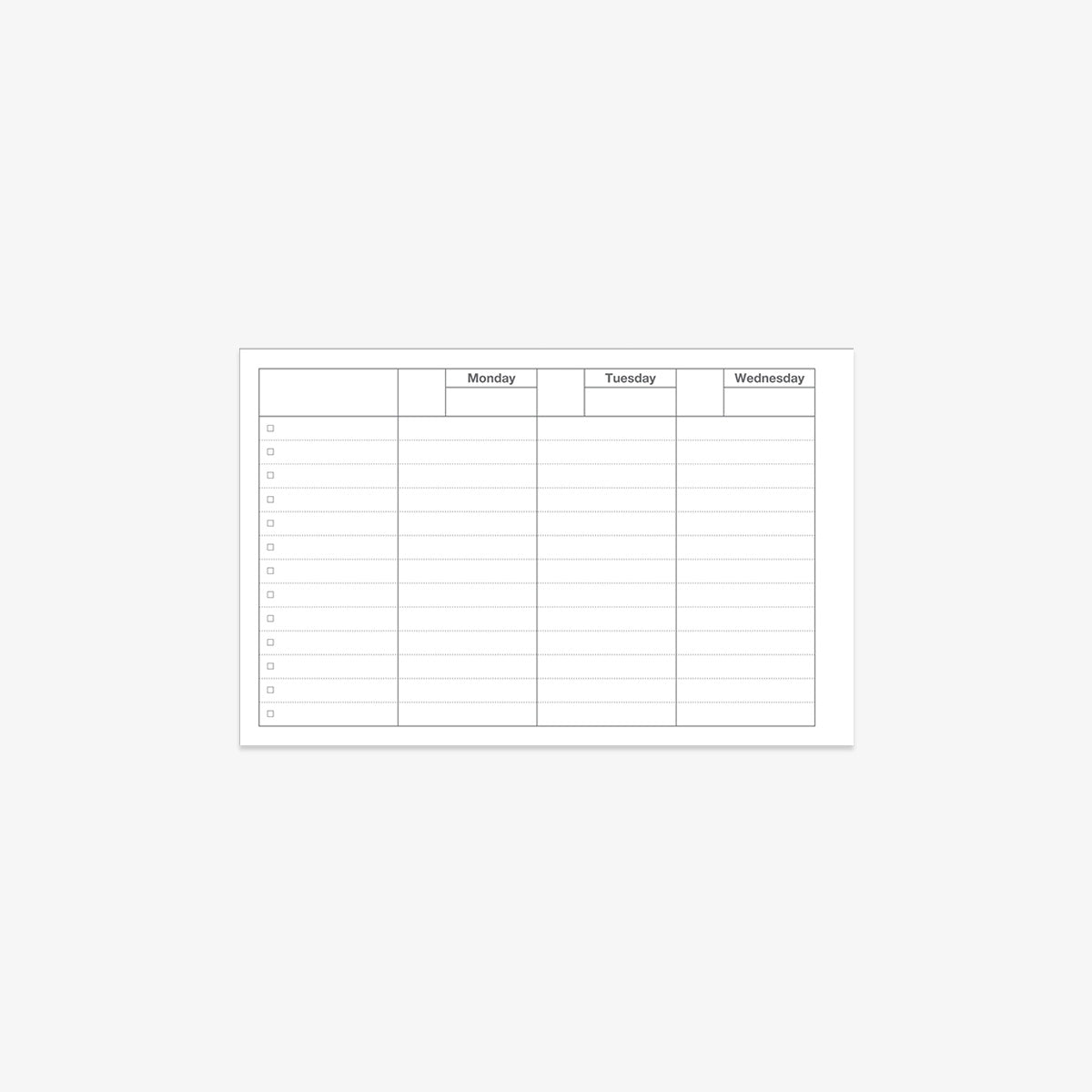 SPIRAL UGEPLANNER // LYSERØD