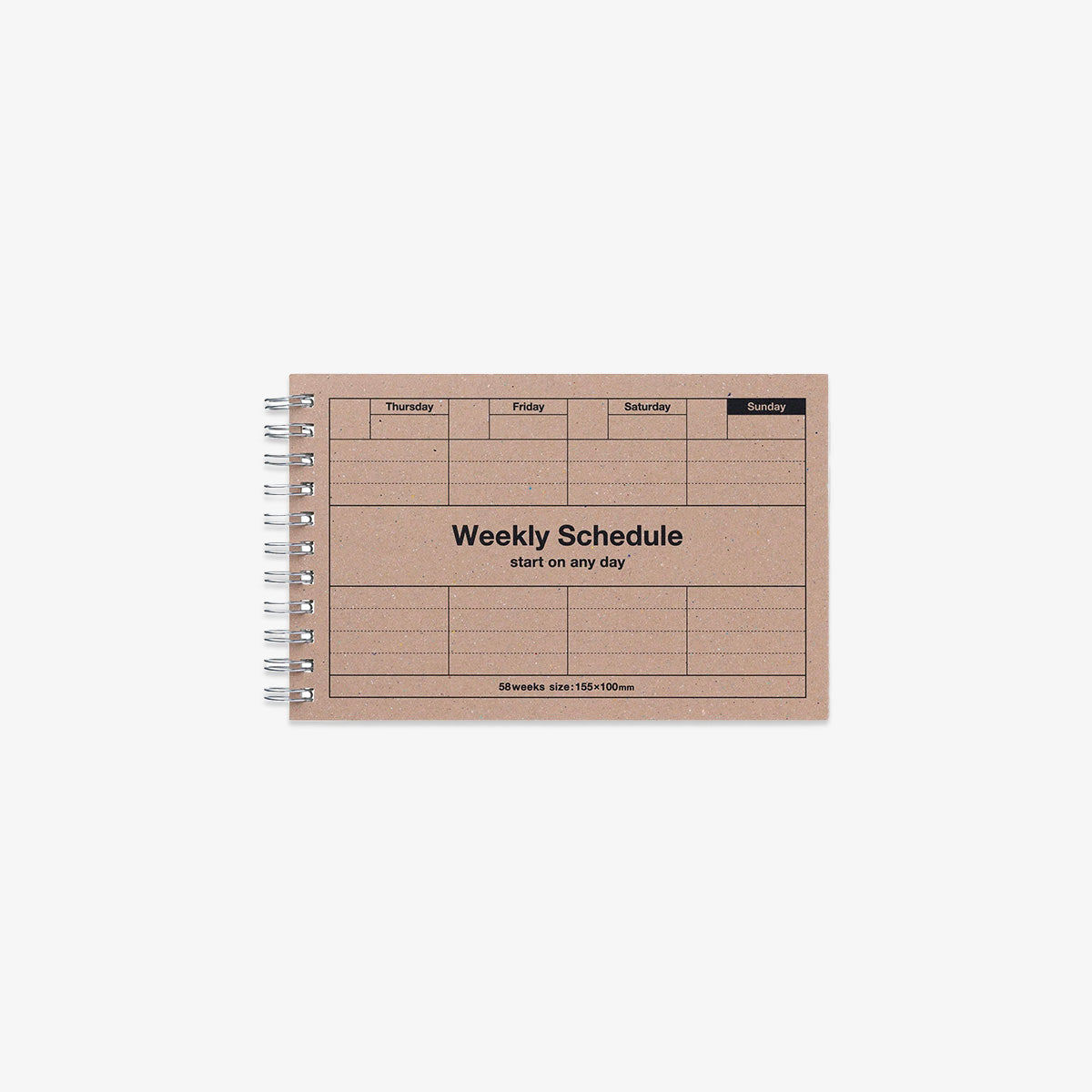 SPIRAL UGEPLANNER // KRAFT