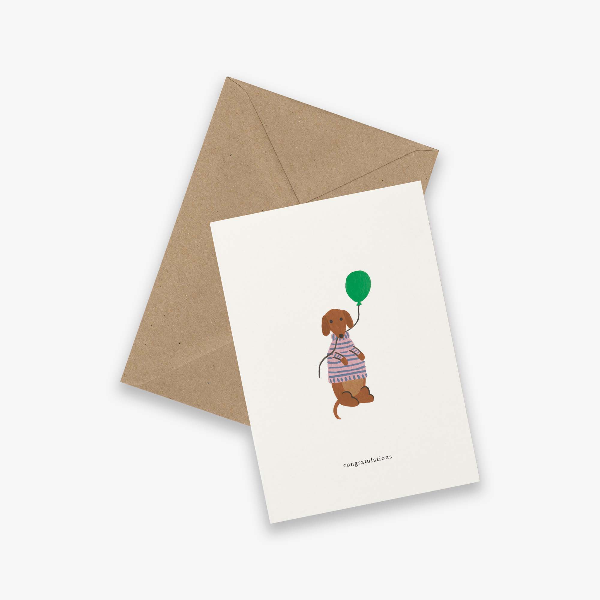 GREETING CARD // CELEBRATION DOG