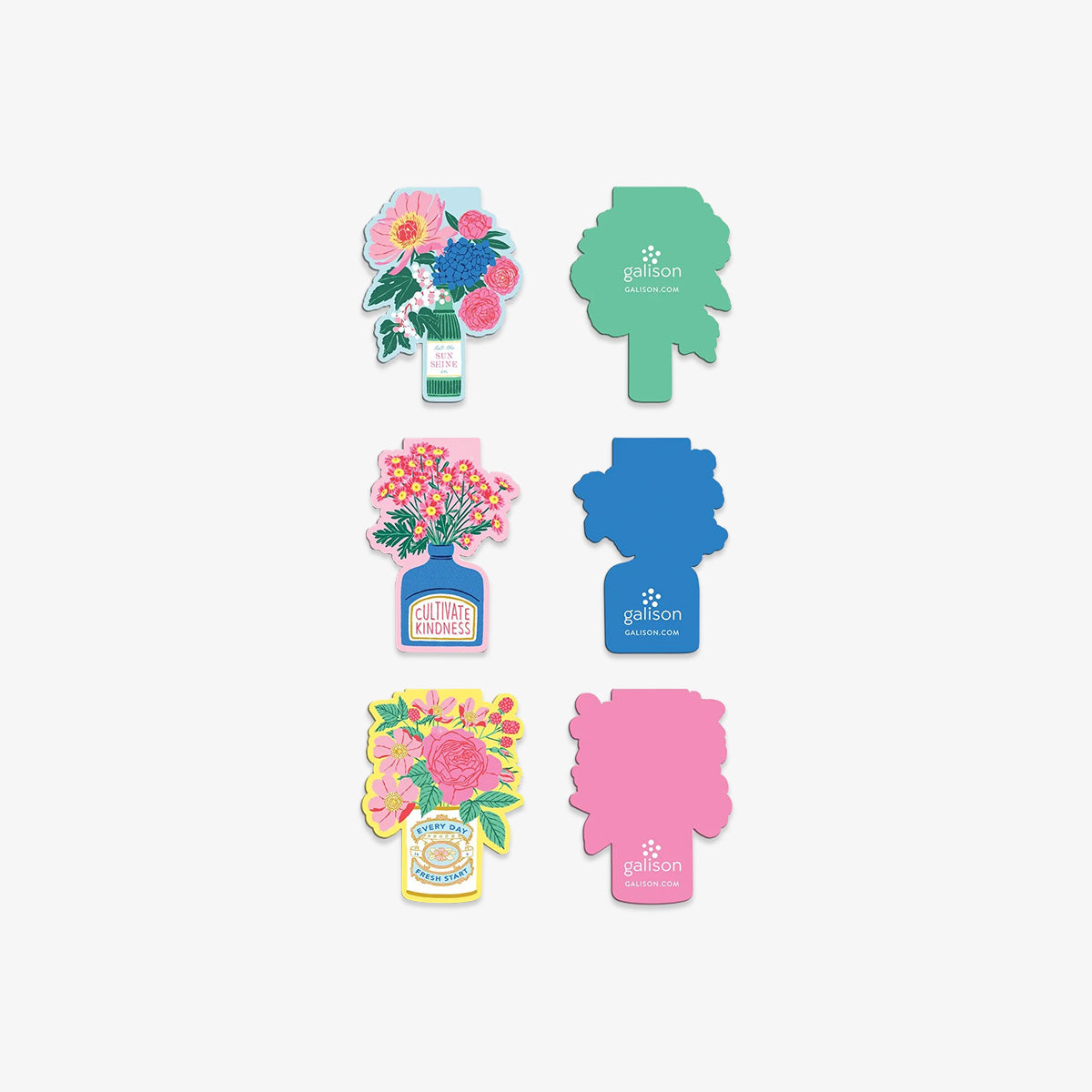 MAGNETISKE BOGMÆRKER // BLOMSTER