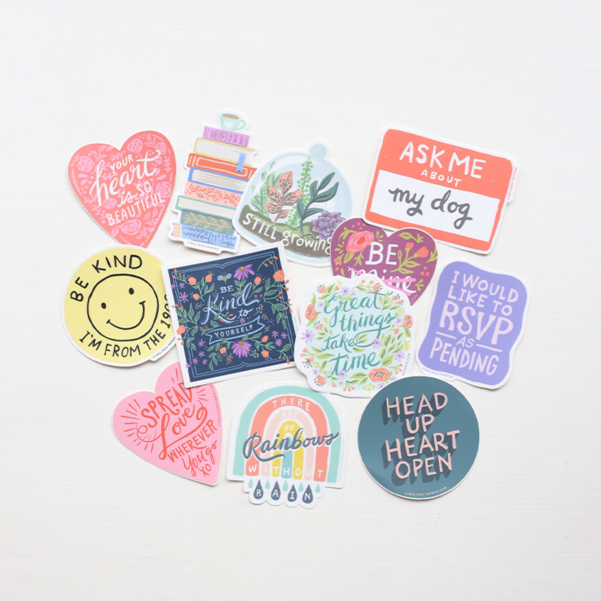 VINYL KLISTERMÆRKE // GREAT THINGS TAKE TIME