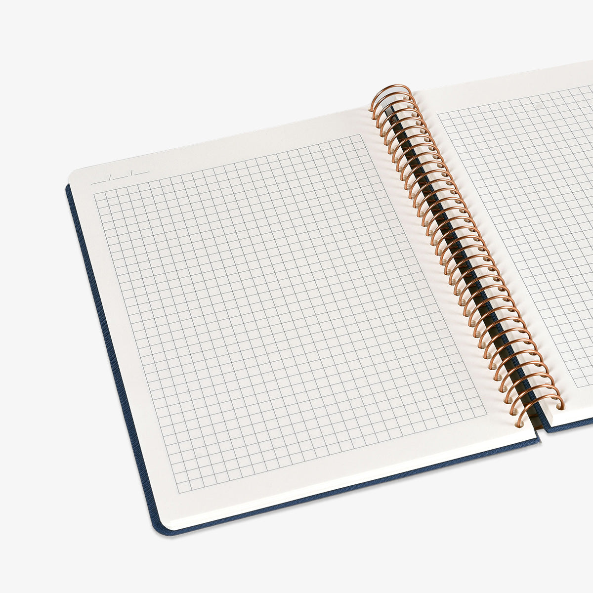 KOZO SPIRAL-BOUND NOTEBOOK A5 GRID // BLACK