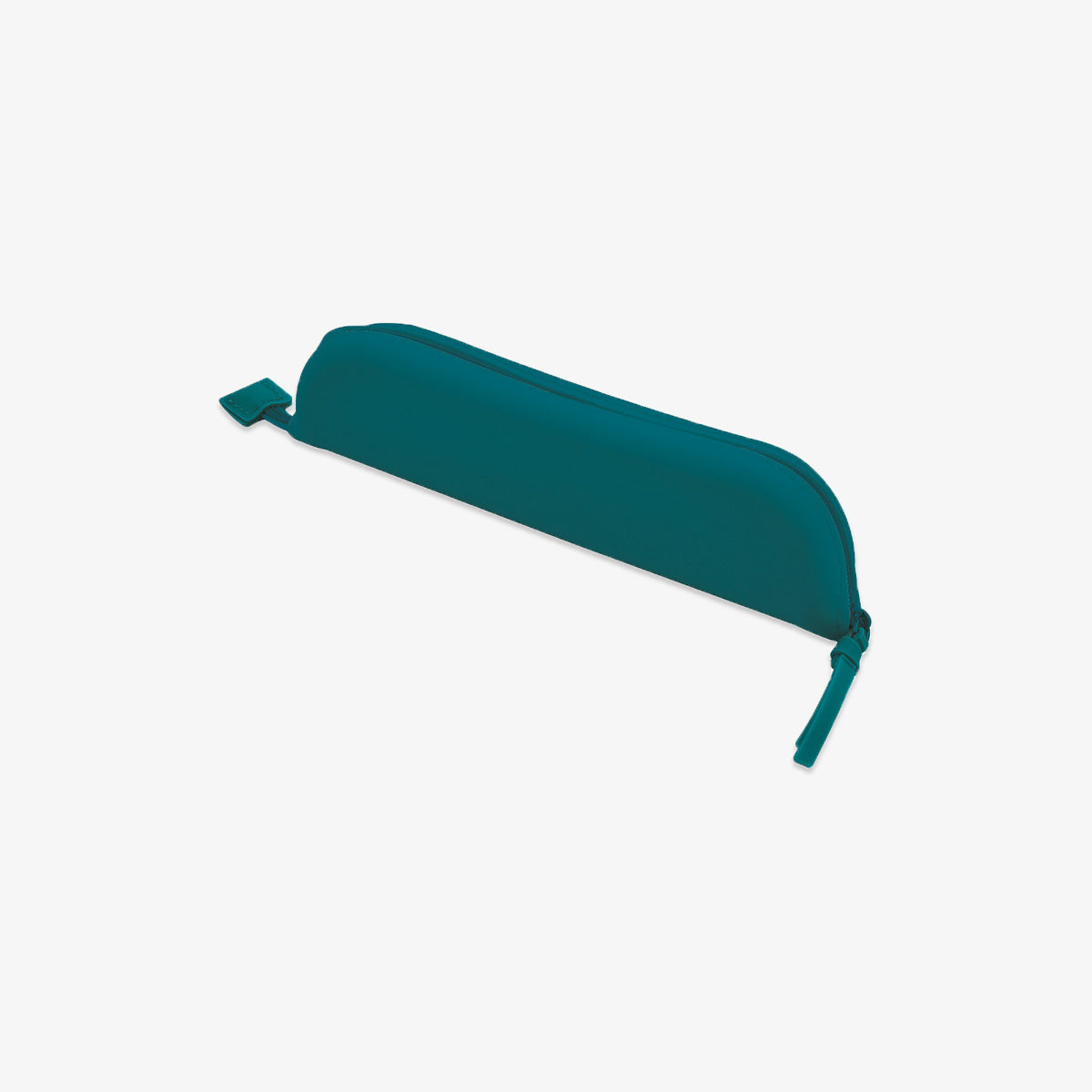 SILICONE PENCIL CASE // PETROL BLUE