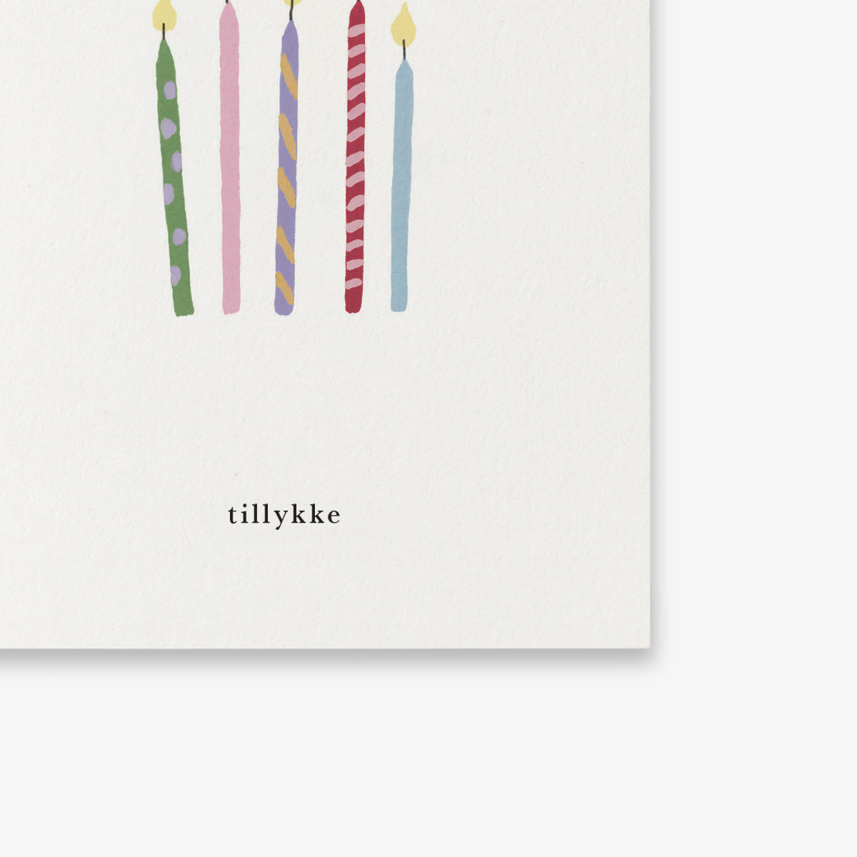 LILLE KORT // FØDSELSDAGSLYS