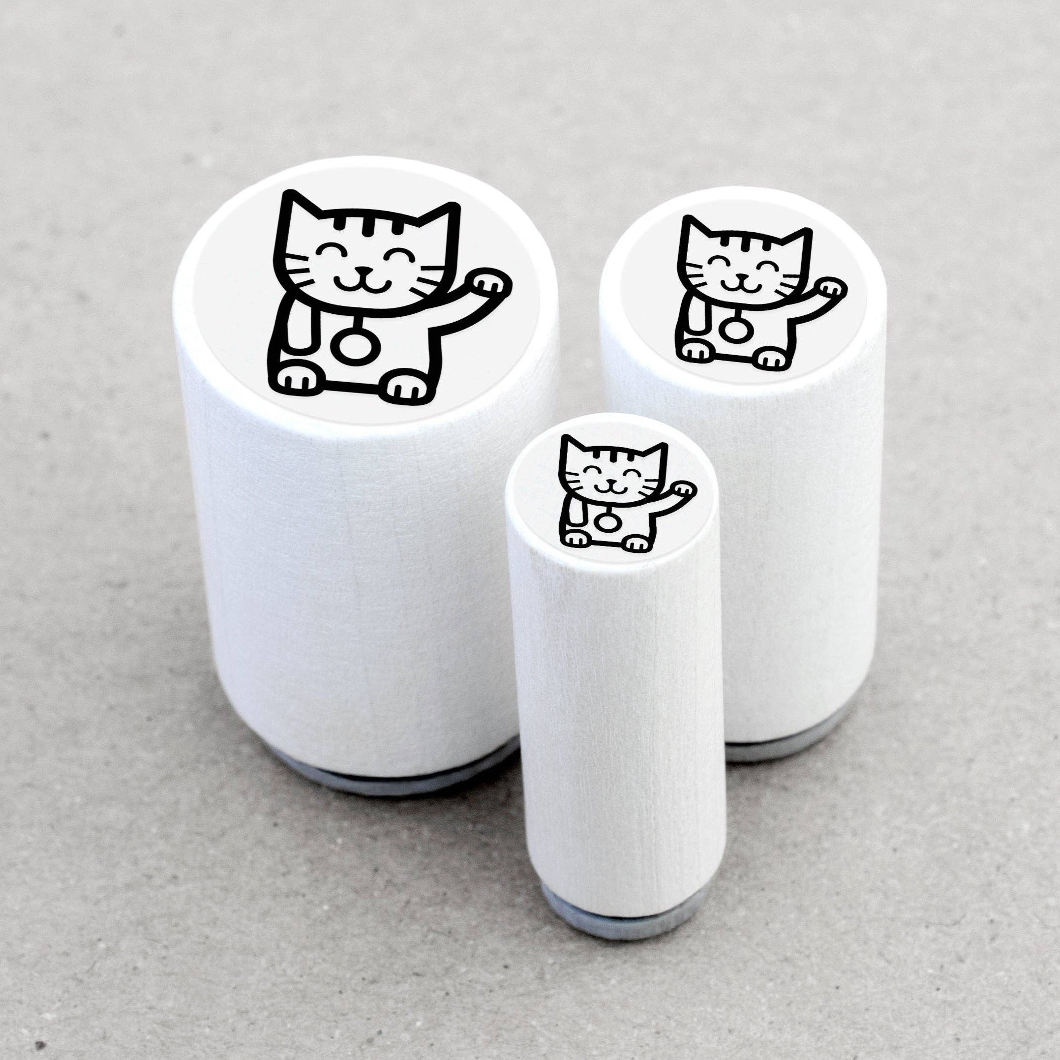 MINI STEMPEL // VINKENDE KAT