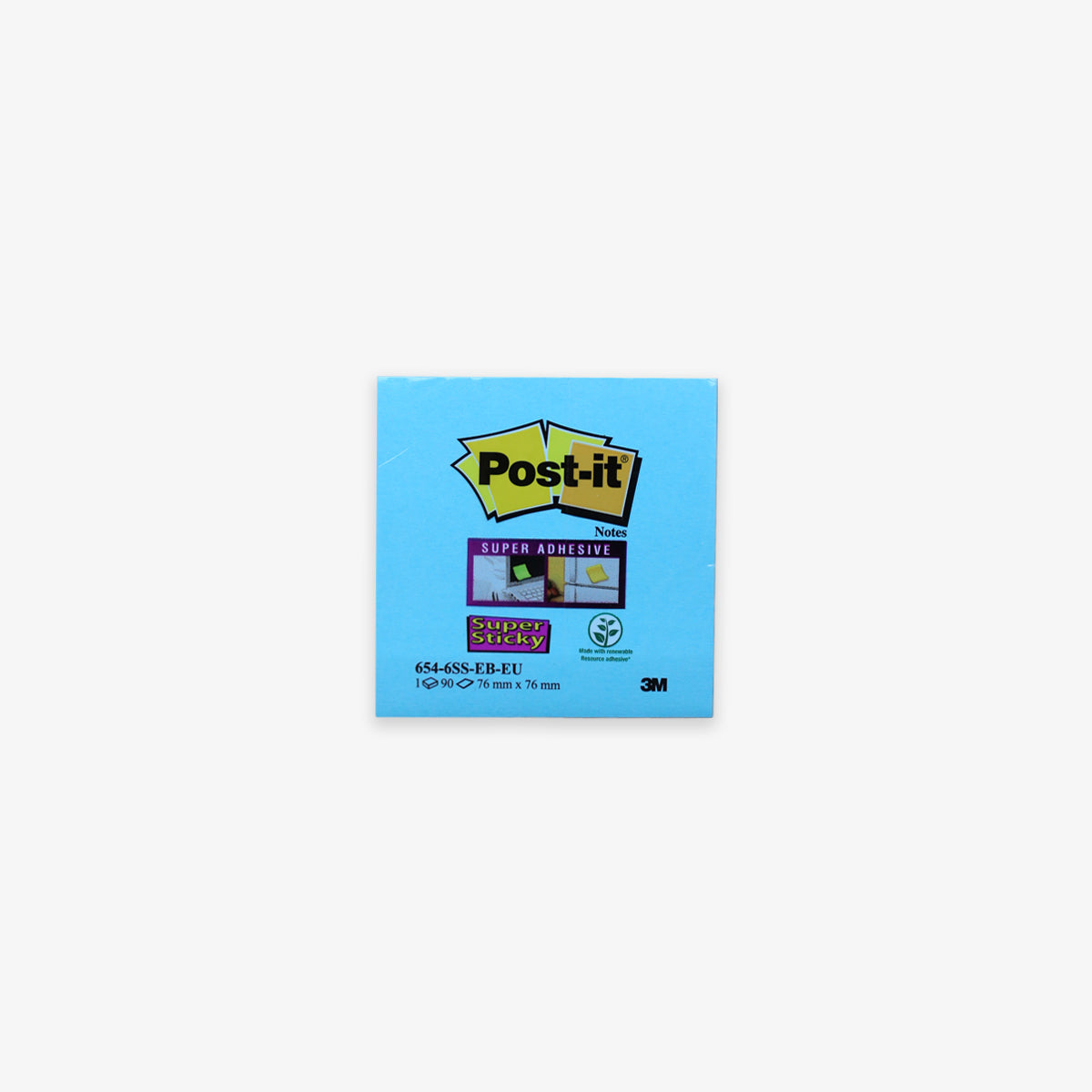 SUPER STICKY NOTES // NEON BLÅ