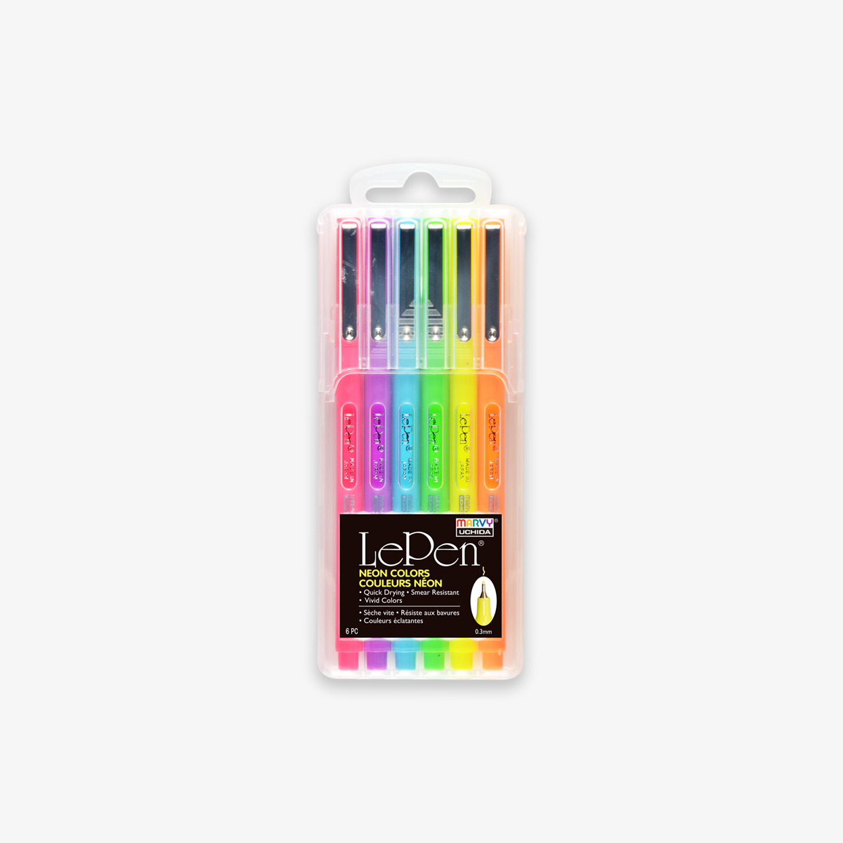 LE PEN SÆT 6 STK // NEON
