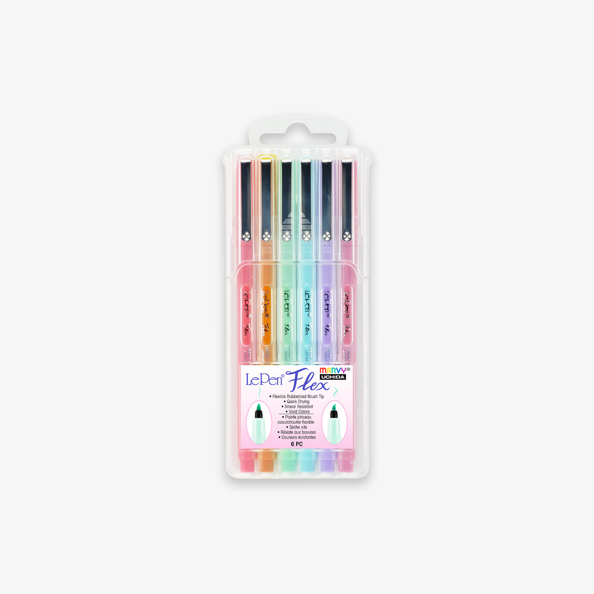 LE PEN FLEX SÆT 6 STK // PASTEL