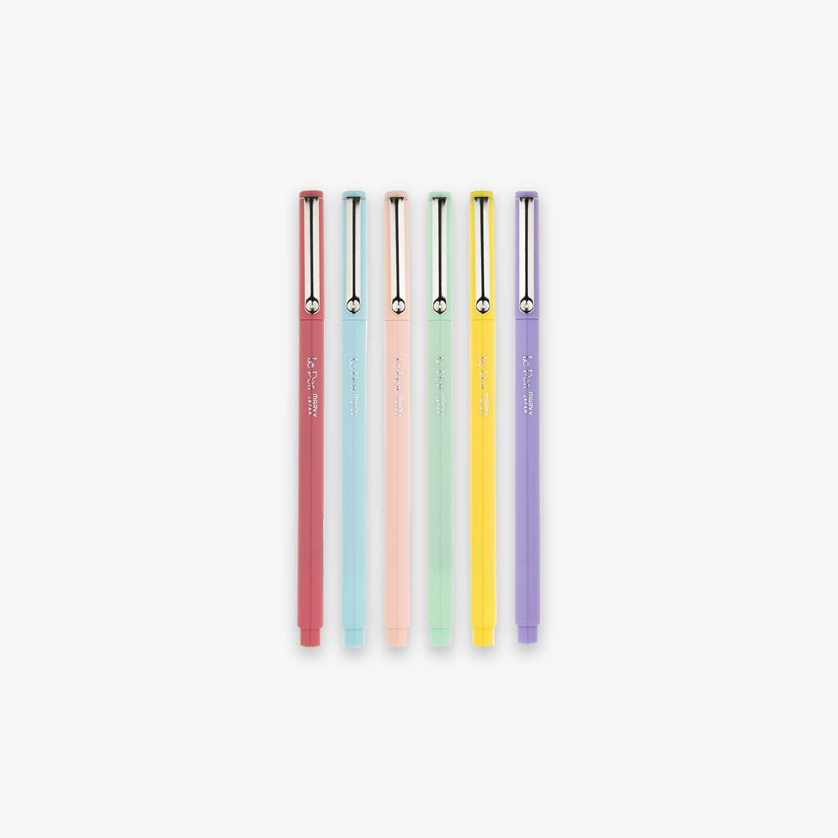 LE PEN SÆT 6 STK // PASTEL