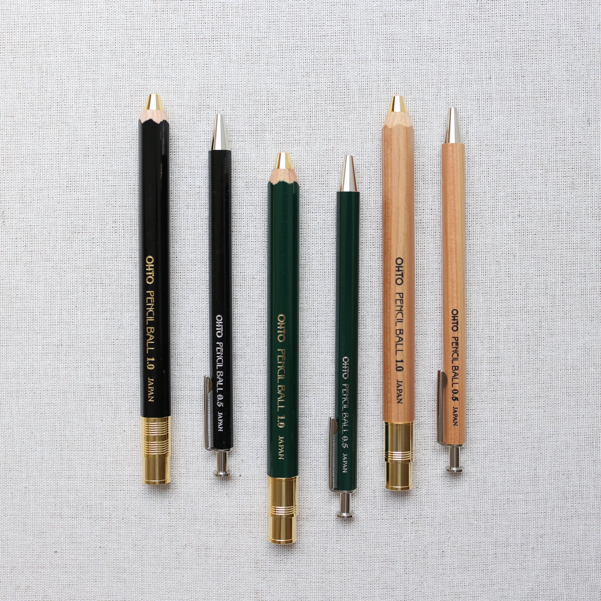 OHTO KUGLEPEN 1.0 MM // SORT