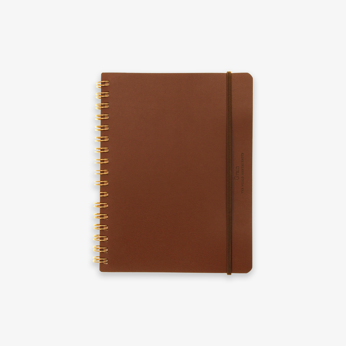 SPIRAL-BOUND NOTEBOOK // BROWN