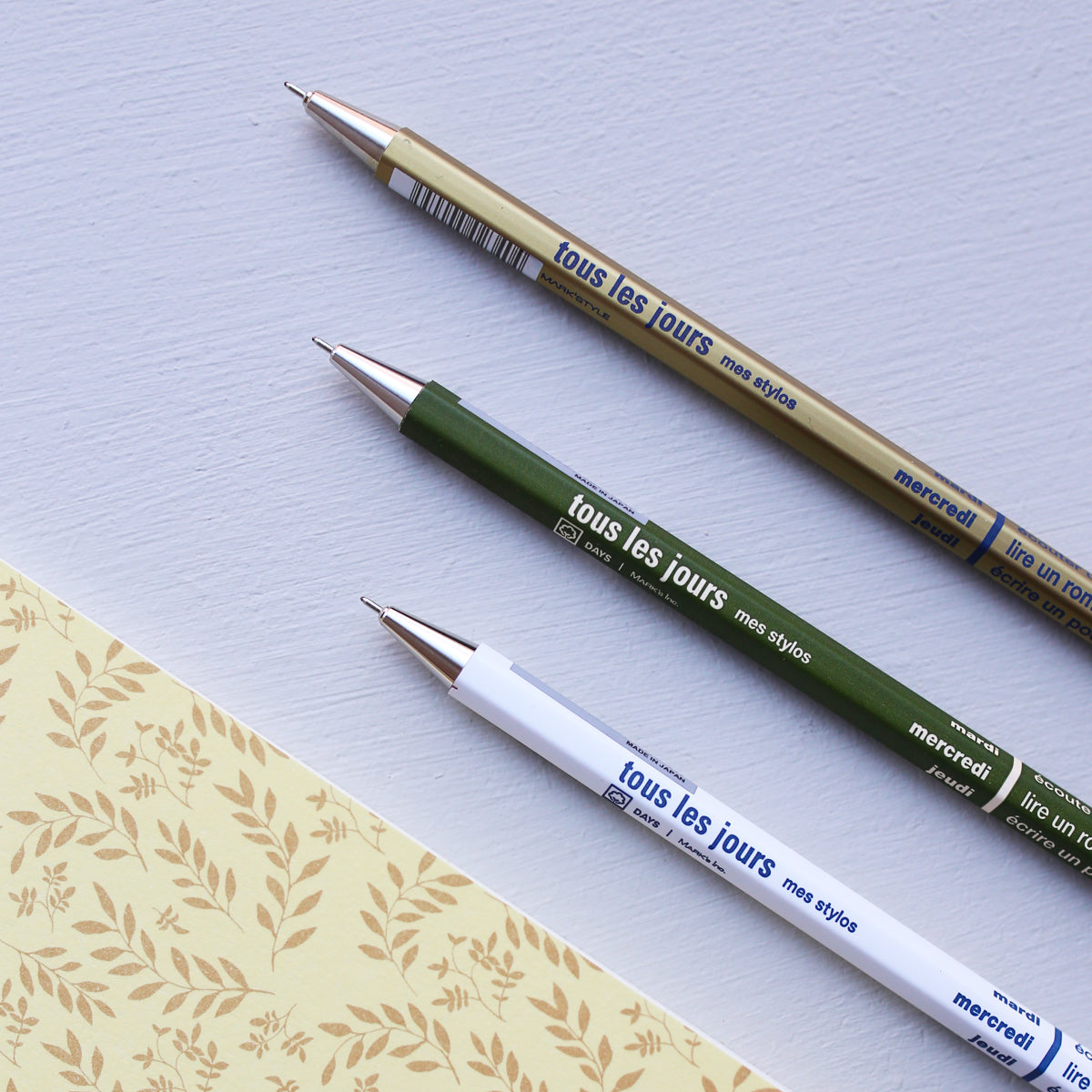 DAYS BALLPOINT PEN 0.5mm // GOLD
