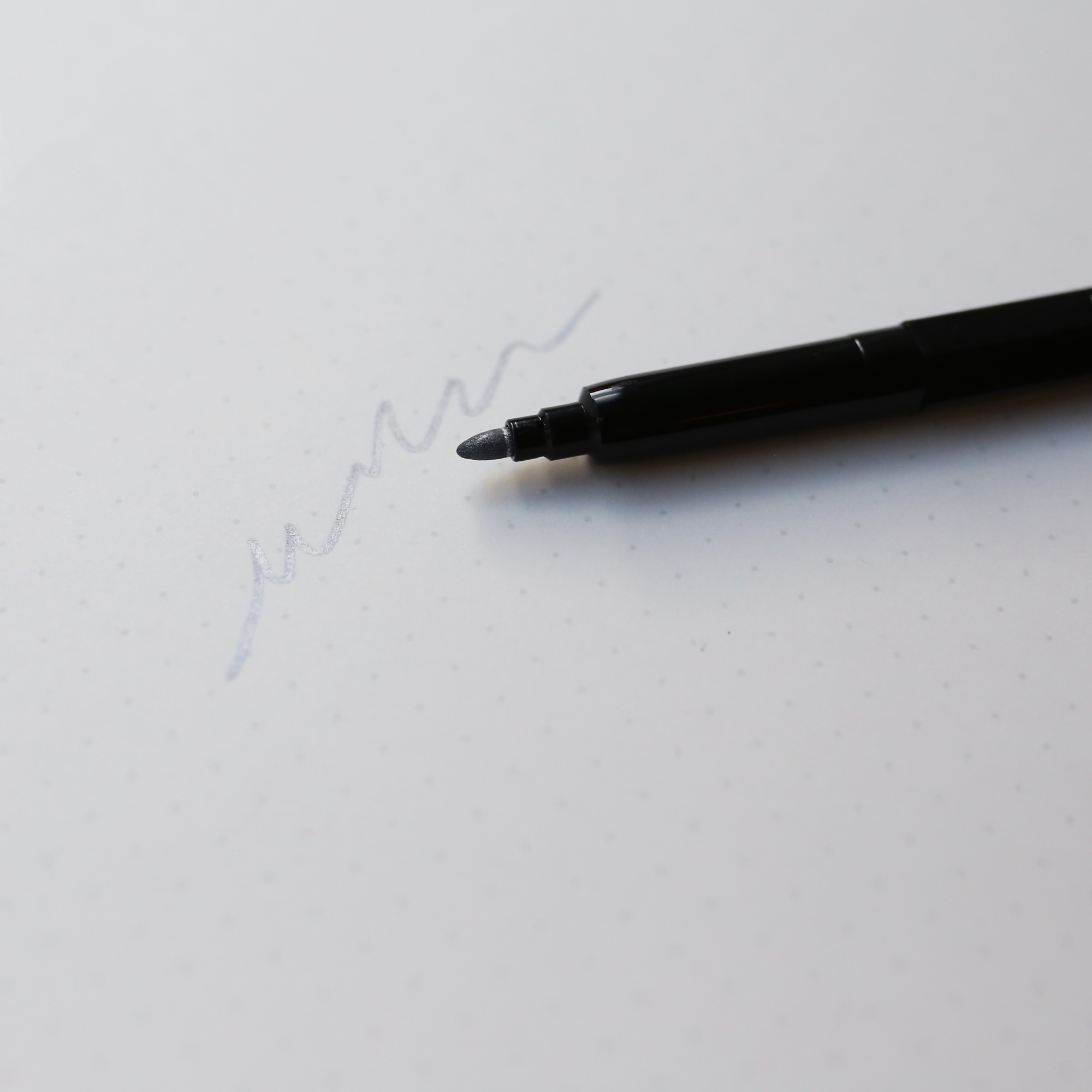 FIBRALO MARKER PEN // METALLISK SØLV