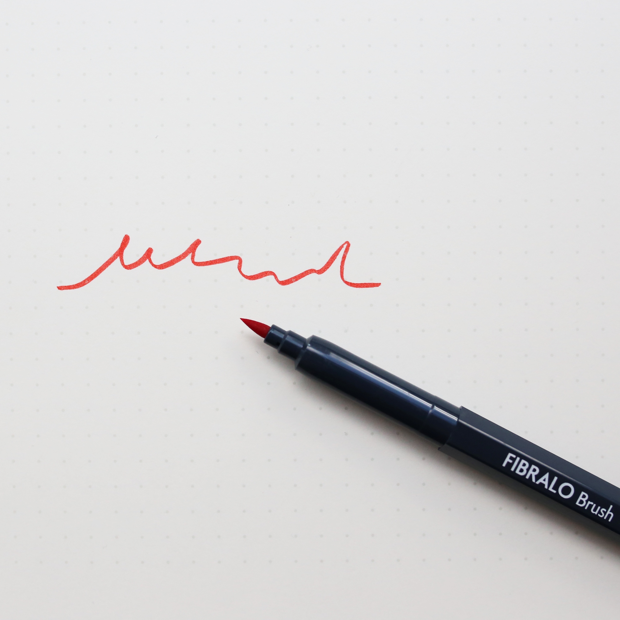 FIBRALO BRUSH MARKER PEN // SCARLET