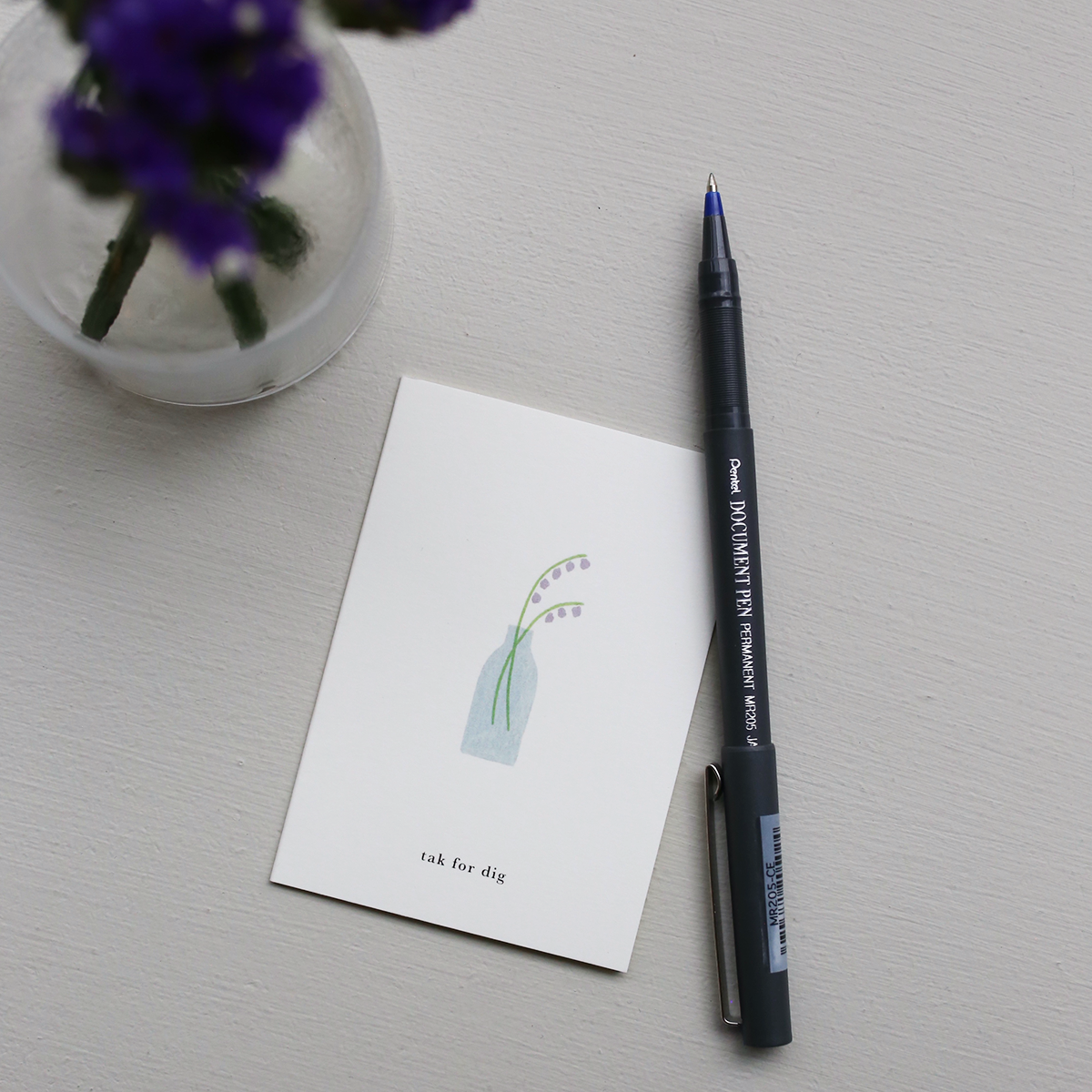 LILLE KORT // BLOMSTERVASE