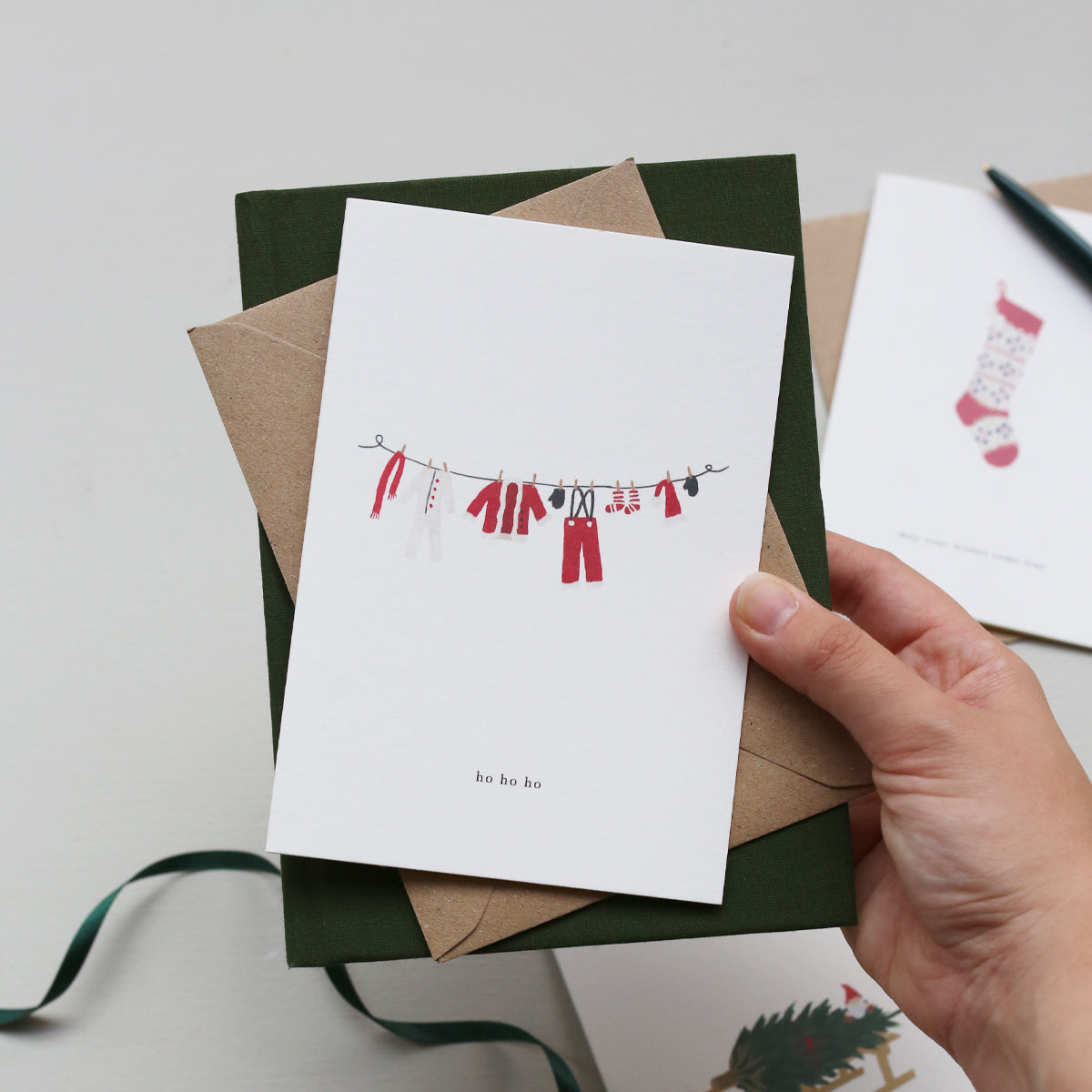 GREETING CARD // SANTA CLOTHES