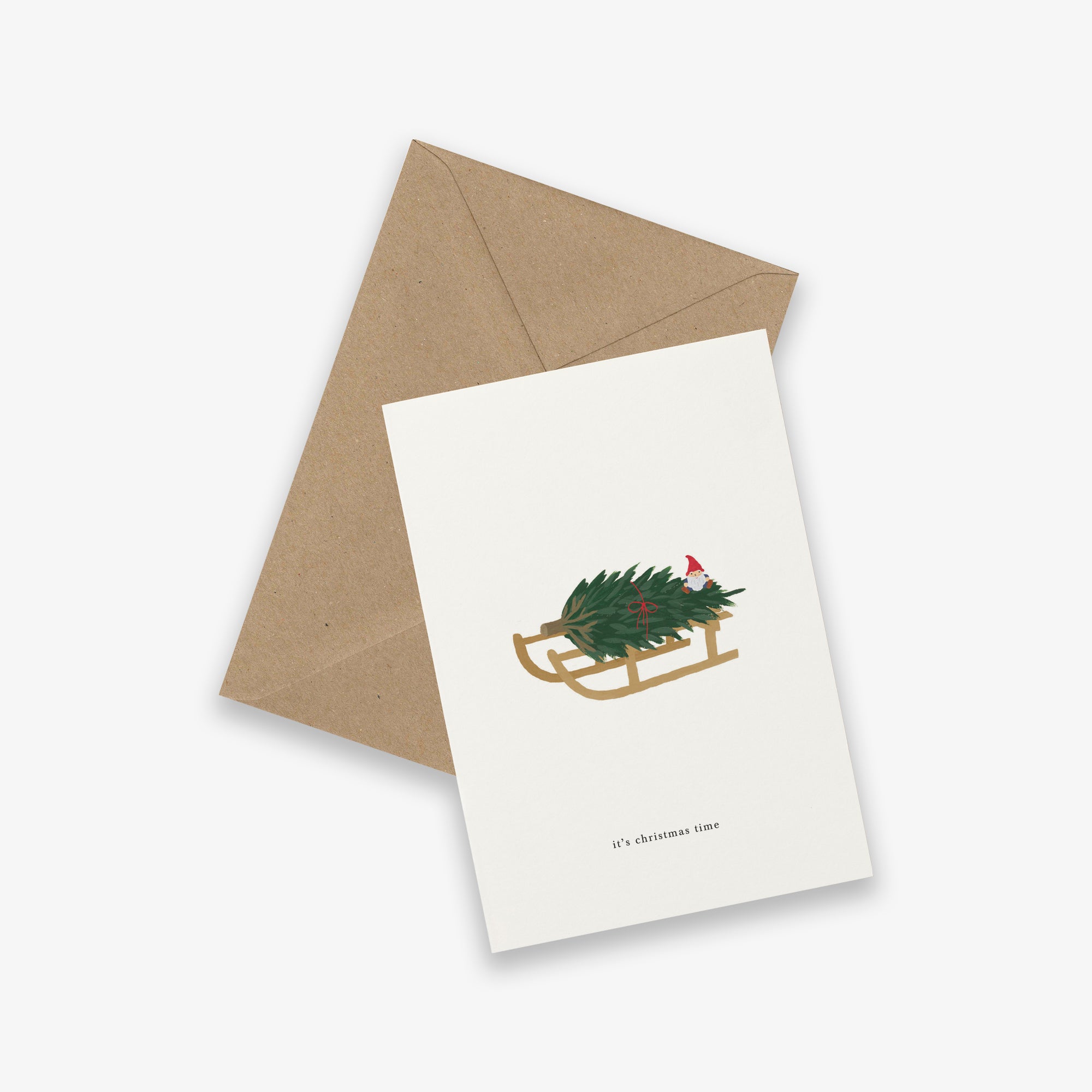 GREETING CARD // WINTER SLED