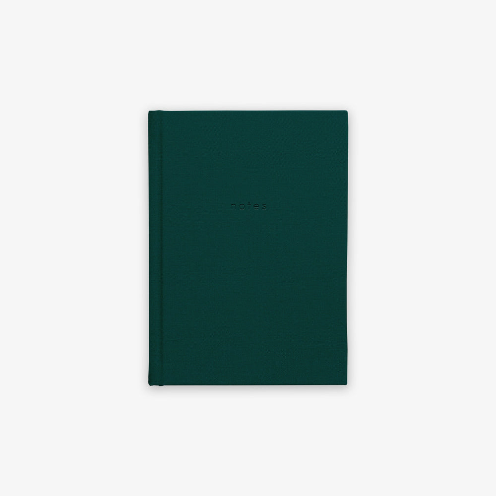 NOTES HARDCOVER NOTESBOG // FLASKEGRØN