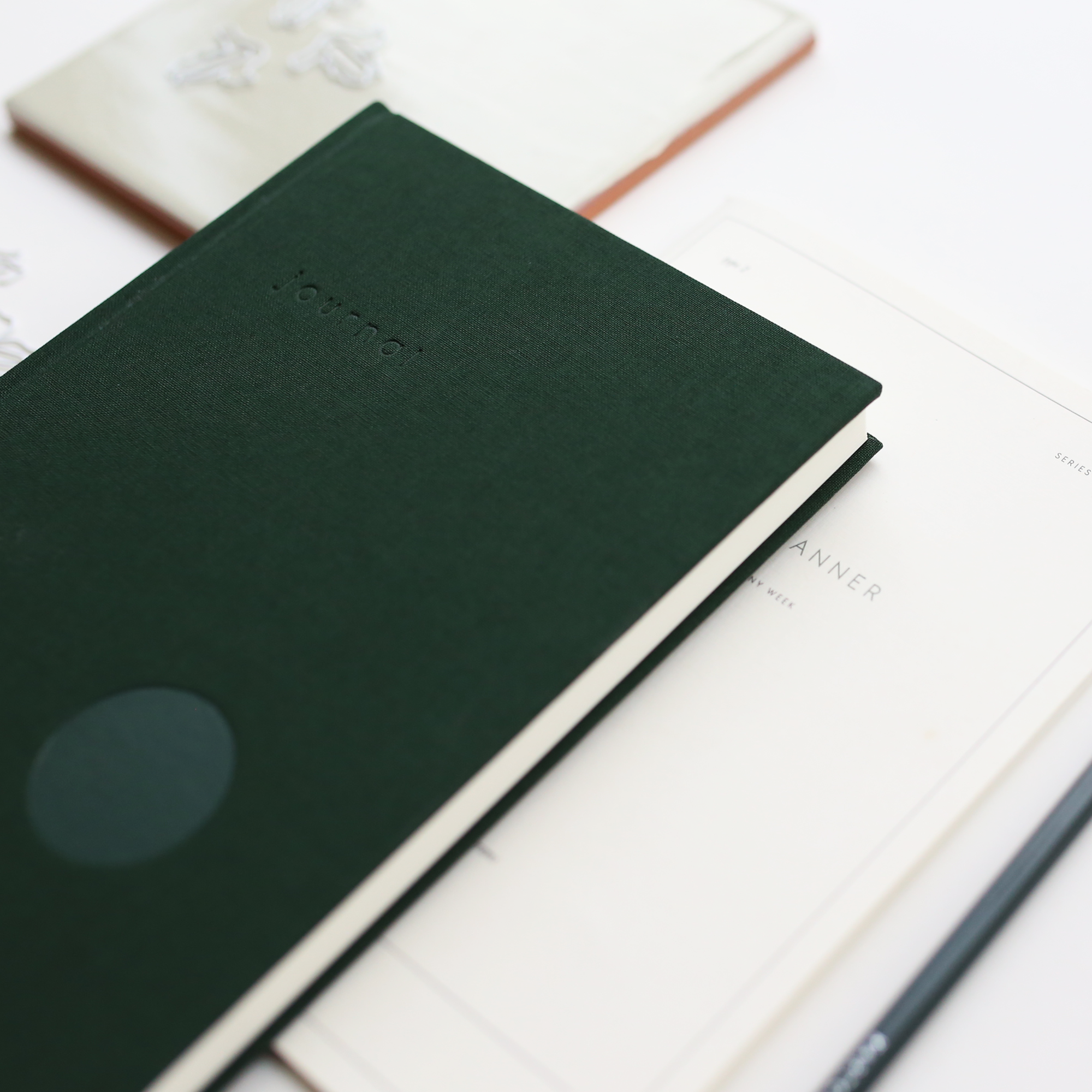 HARDCOVER NOTESBOG A5 // MØRKEGRØN