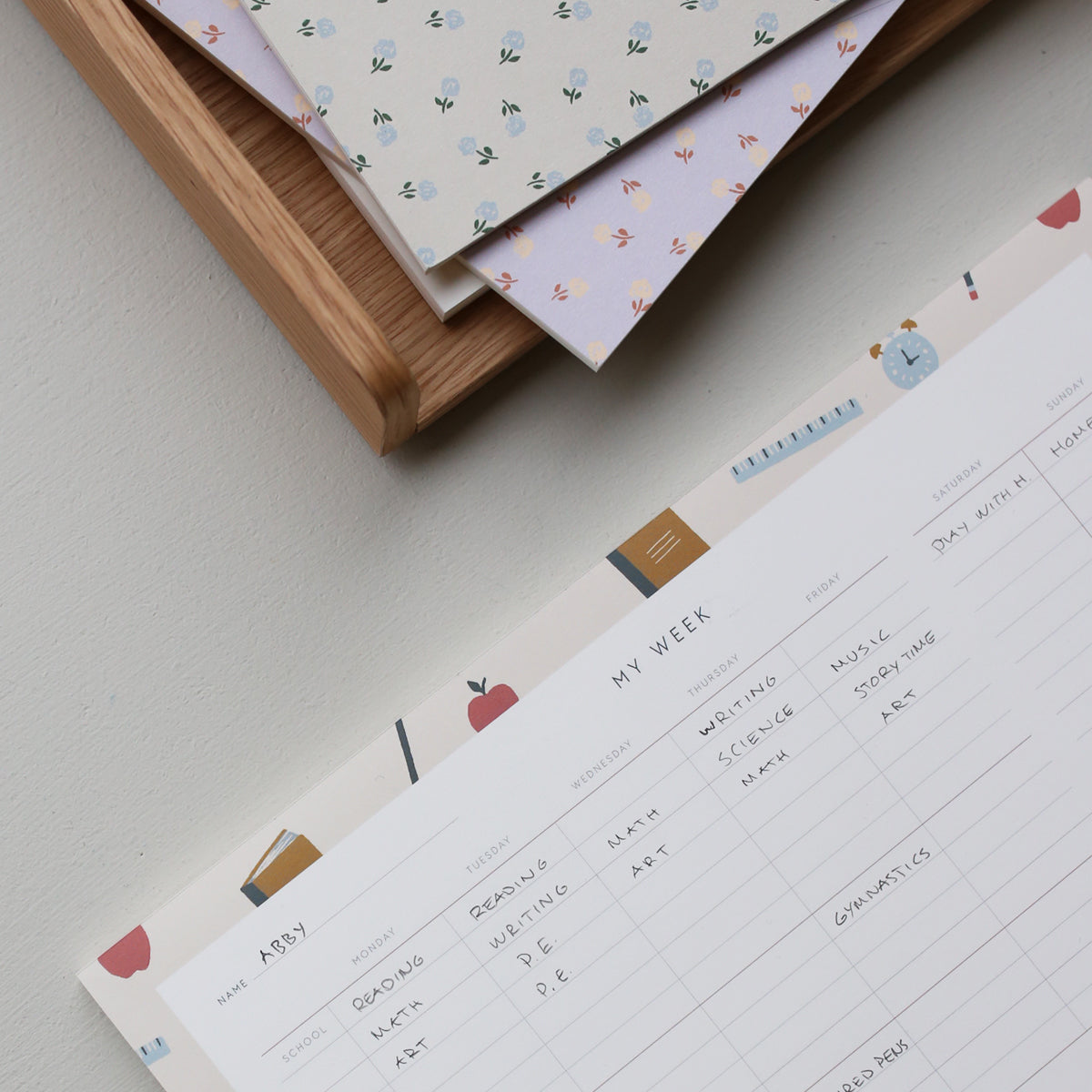 MY WEEK NOTEPAD