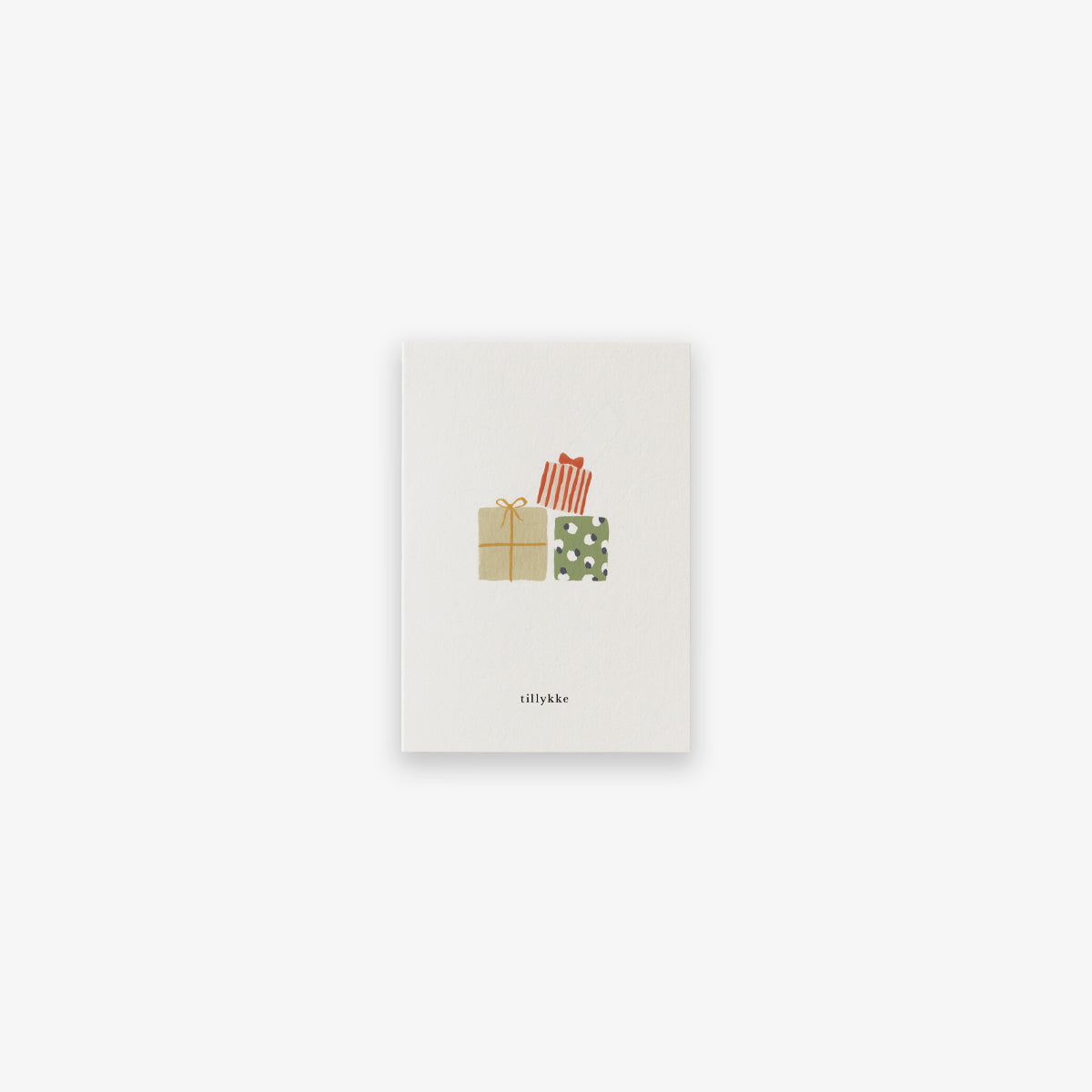 SMALL GREETING CARD // GAVESTAK (DANISH)