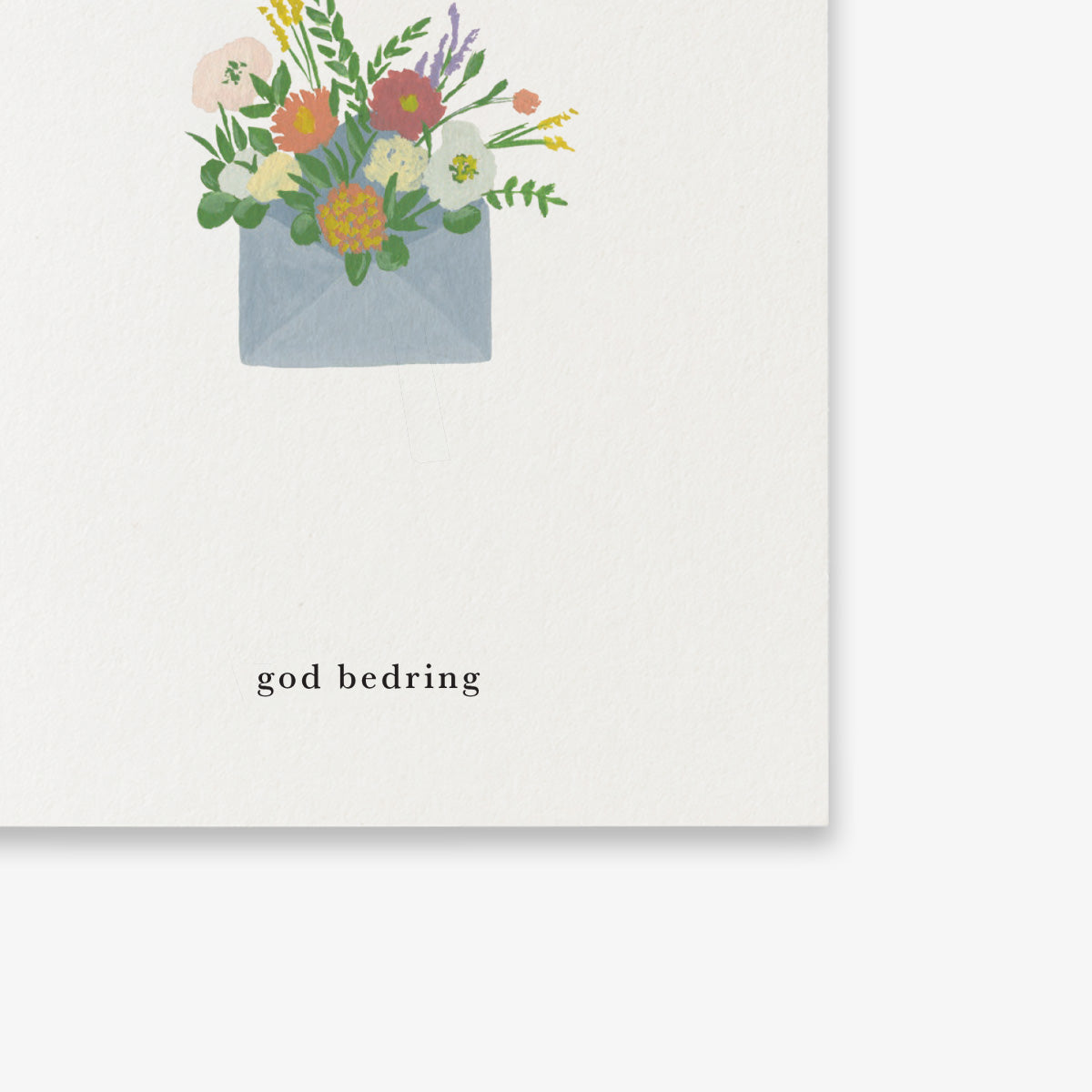 SMALL GREETING CARD // BLOMSTERKUVERT II (DANISH)