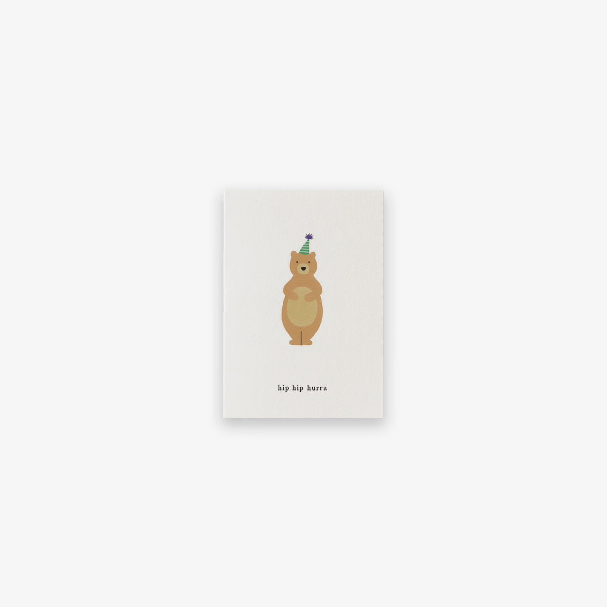 SMALL GREETING CARD // FØDSELSDAGSBJØRN (DANISH)