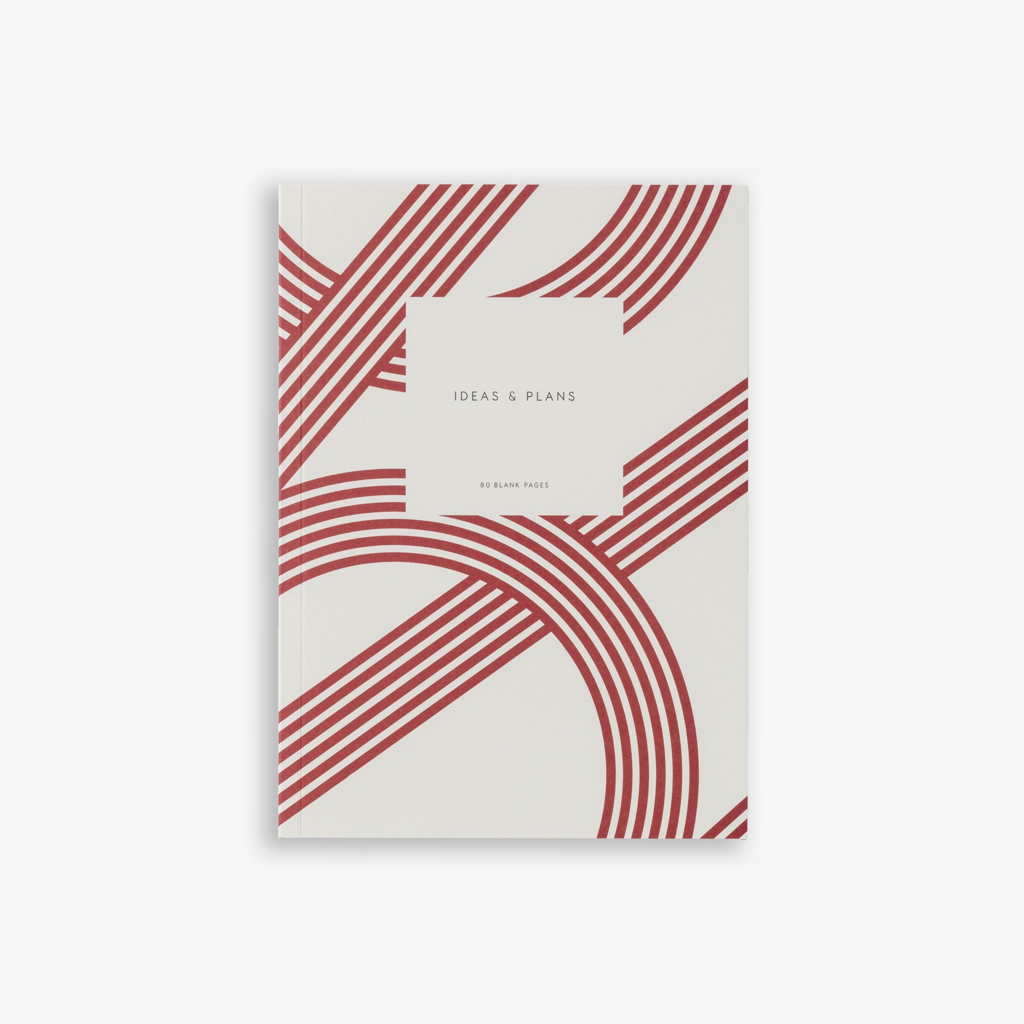 LINES NOTESHÆFTE A5 // RØD