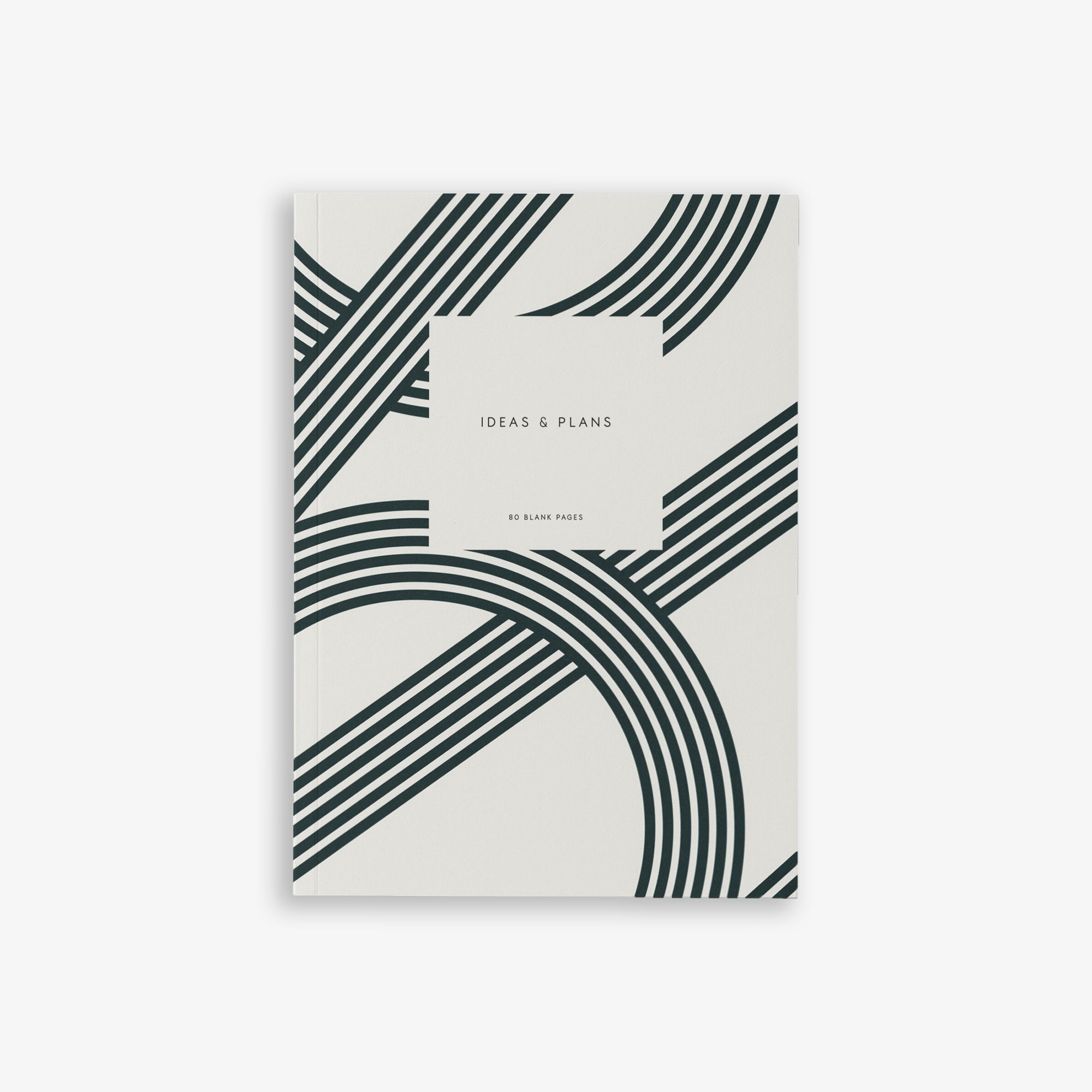 LINES NOTESHÆFTE A5 // MØRKEGRØN