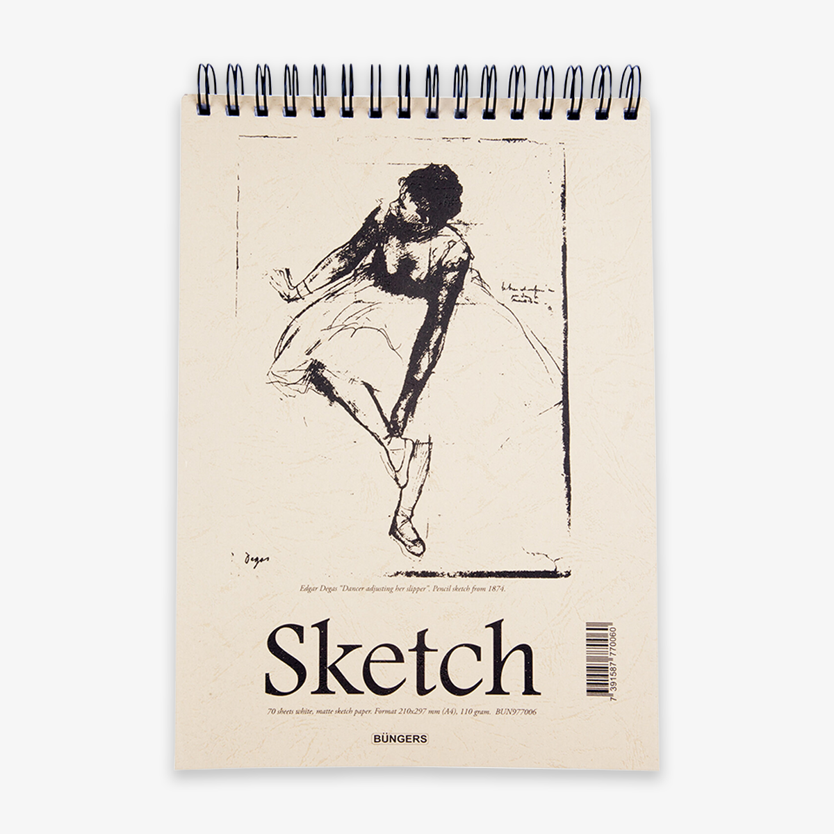 SPIRALBUNDET SKITSEBLOK // A4