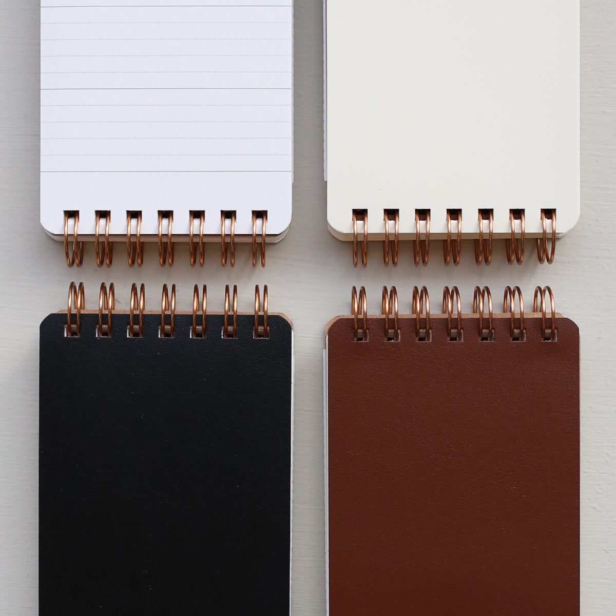 SPIRAL-BOUND NOTEPAD // BROWN