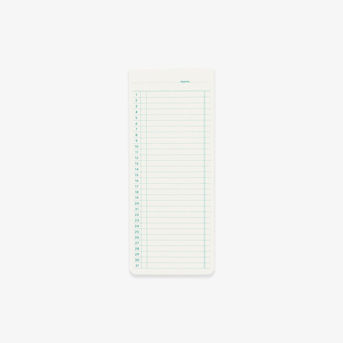 STICKY NOTESBLOK // MÅNEDSPLANNER