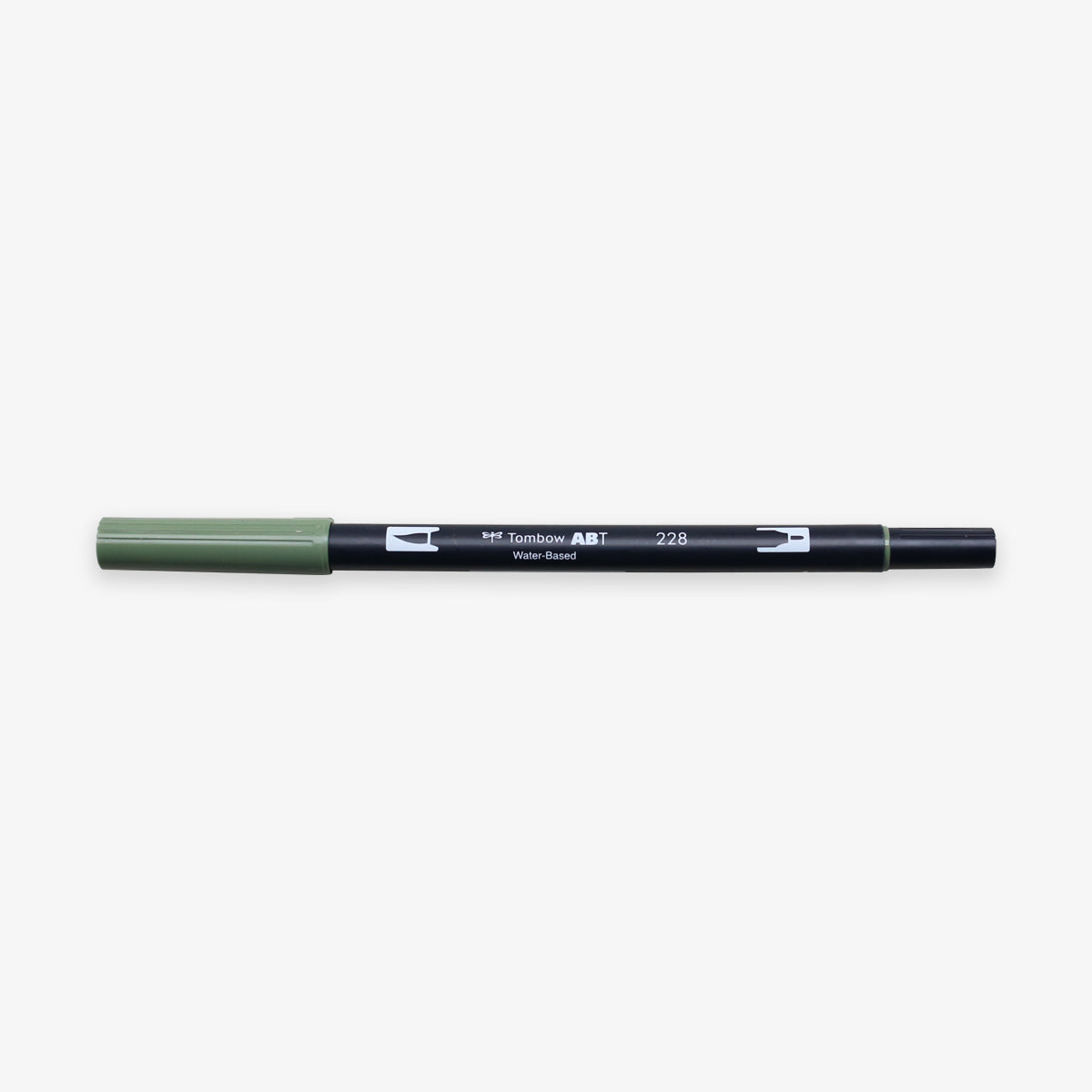 ABT DUAL BRUSH PEN // GRAY GREEN