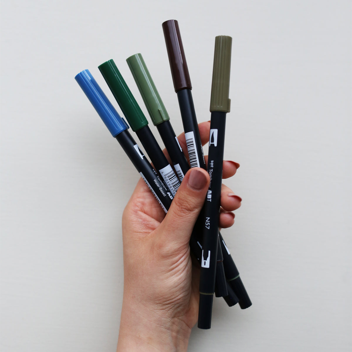 ABT DUAL BRUSH PEN // NAVY BLÅ