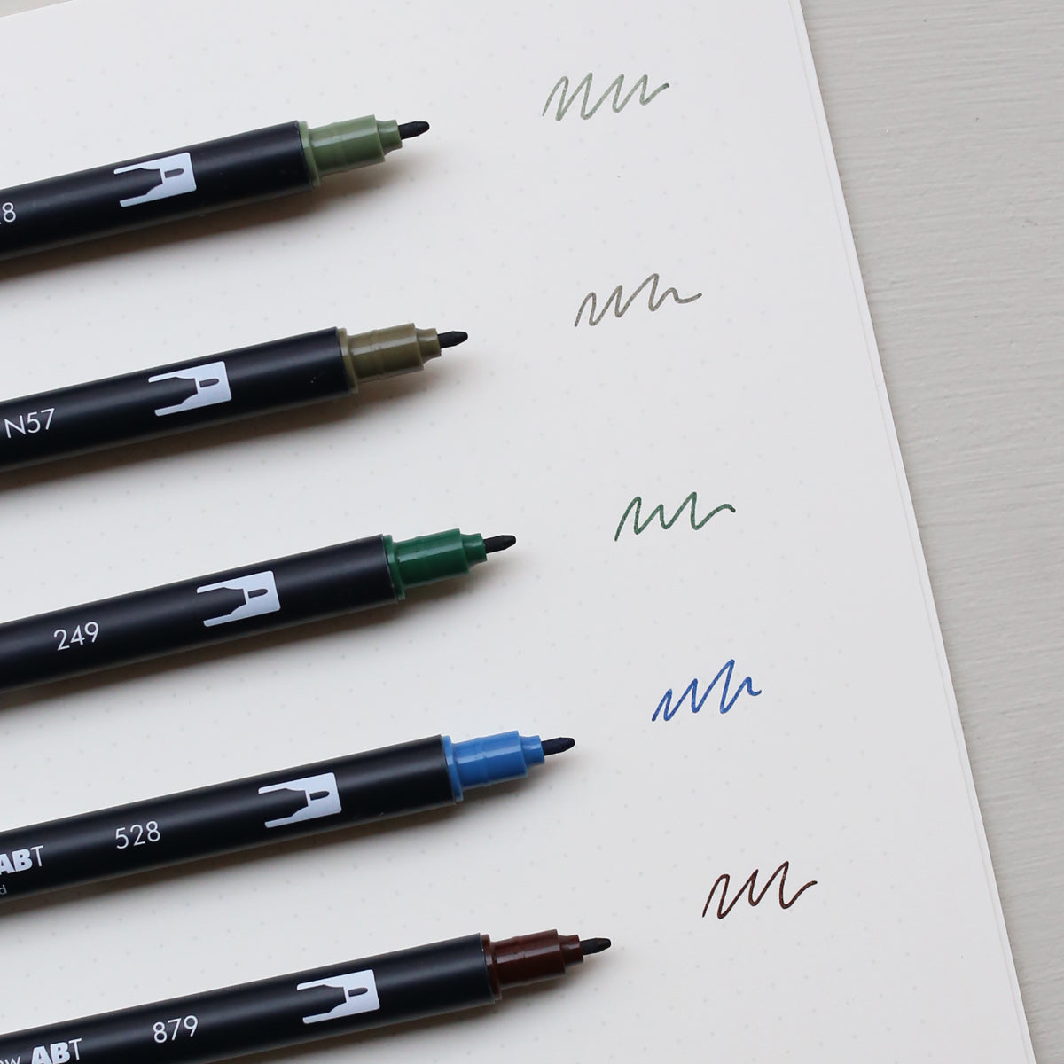 ABT DUAL BRUSH PEN // NAVY BLÅ