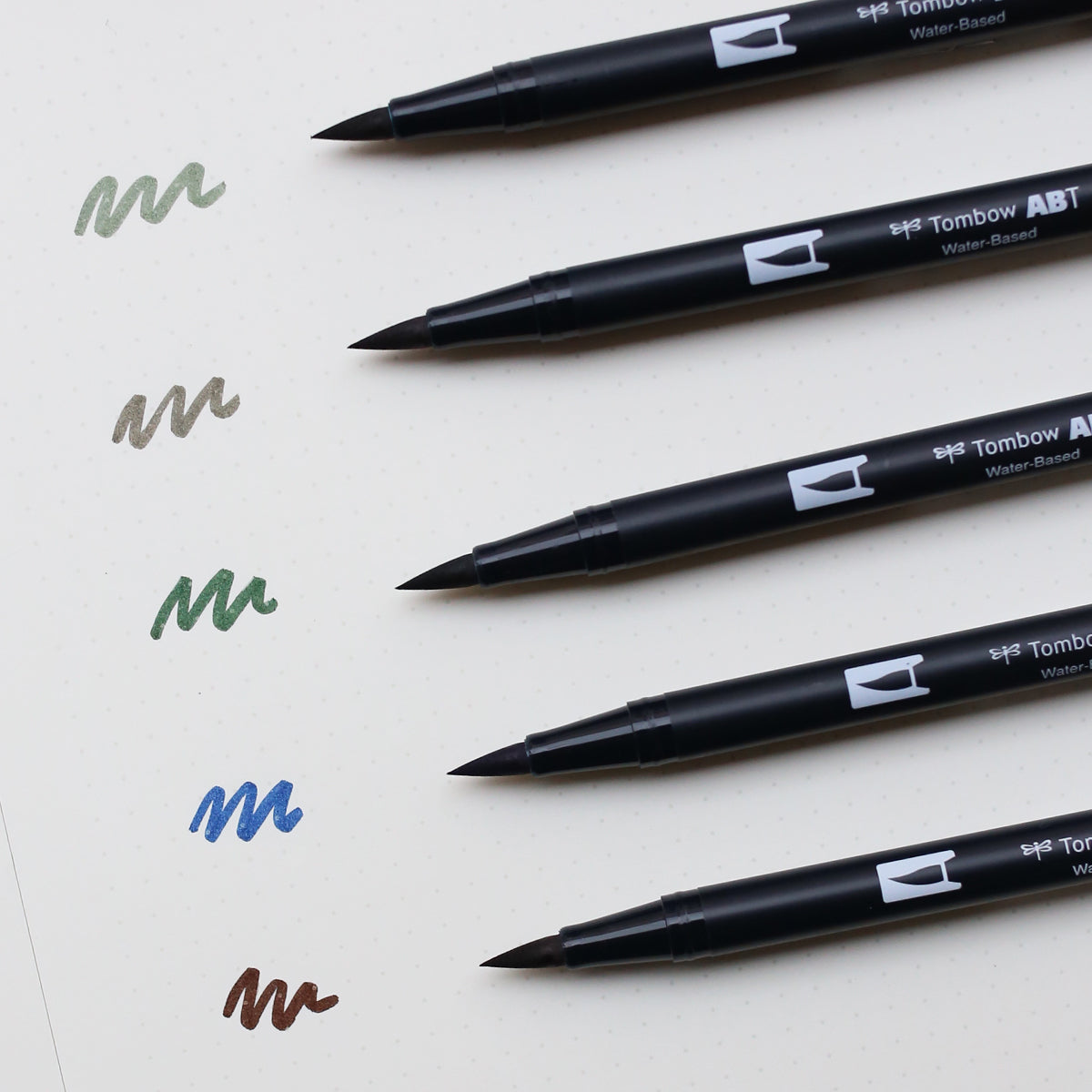 ABT DUAL BRUSH PEN // NAVY BLÅ