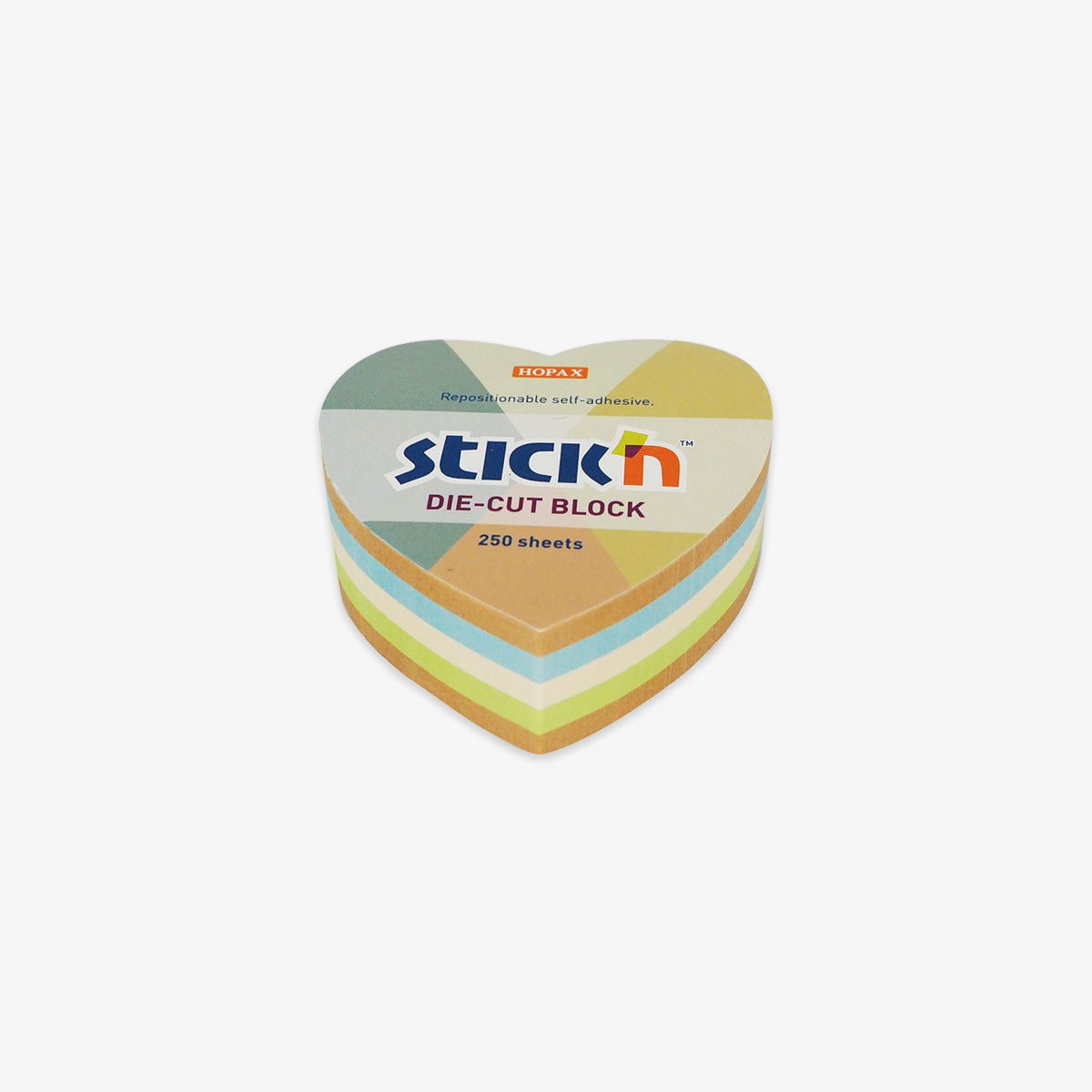 HJERTEFORMET STICKY NOTES KUBUS