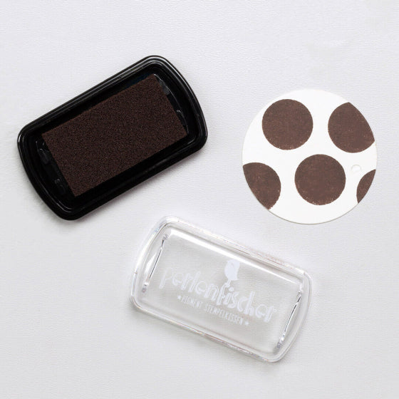 MINI STEMPELPUDE // BRUN