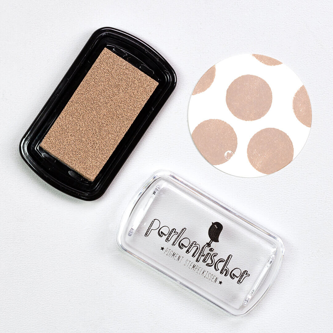 MINI STEMPELPUDE // BEIGE