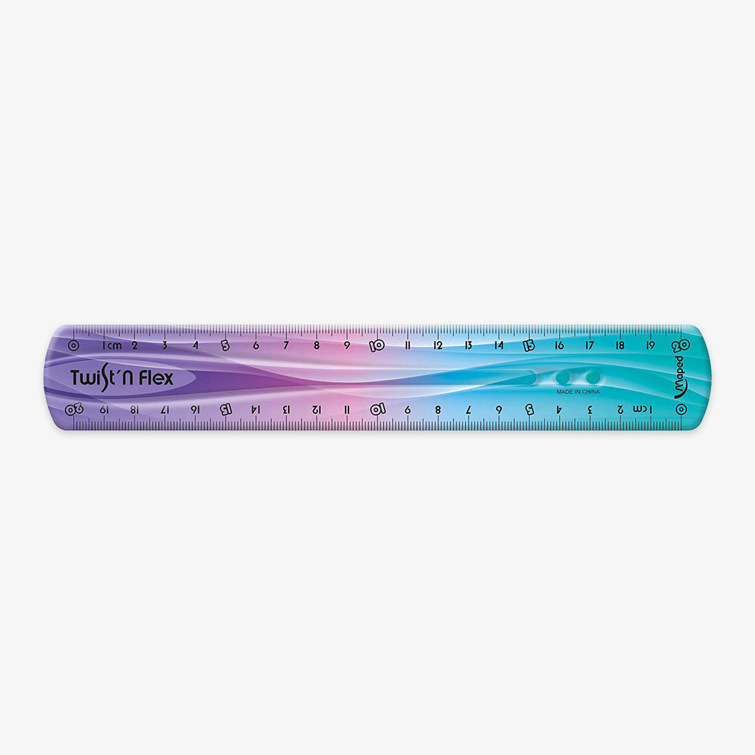 MAPED TWIST'N FLEX RULER // PINK – Kartotek Copenhagen