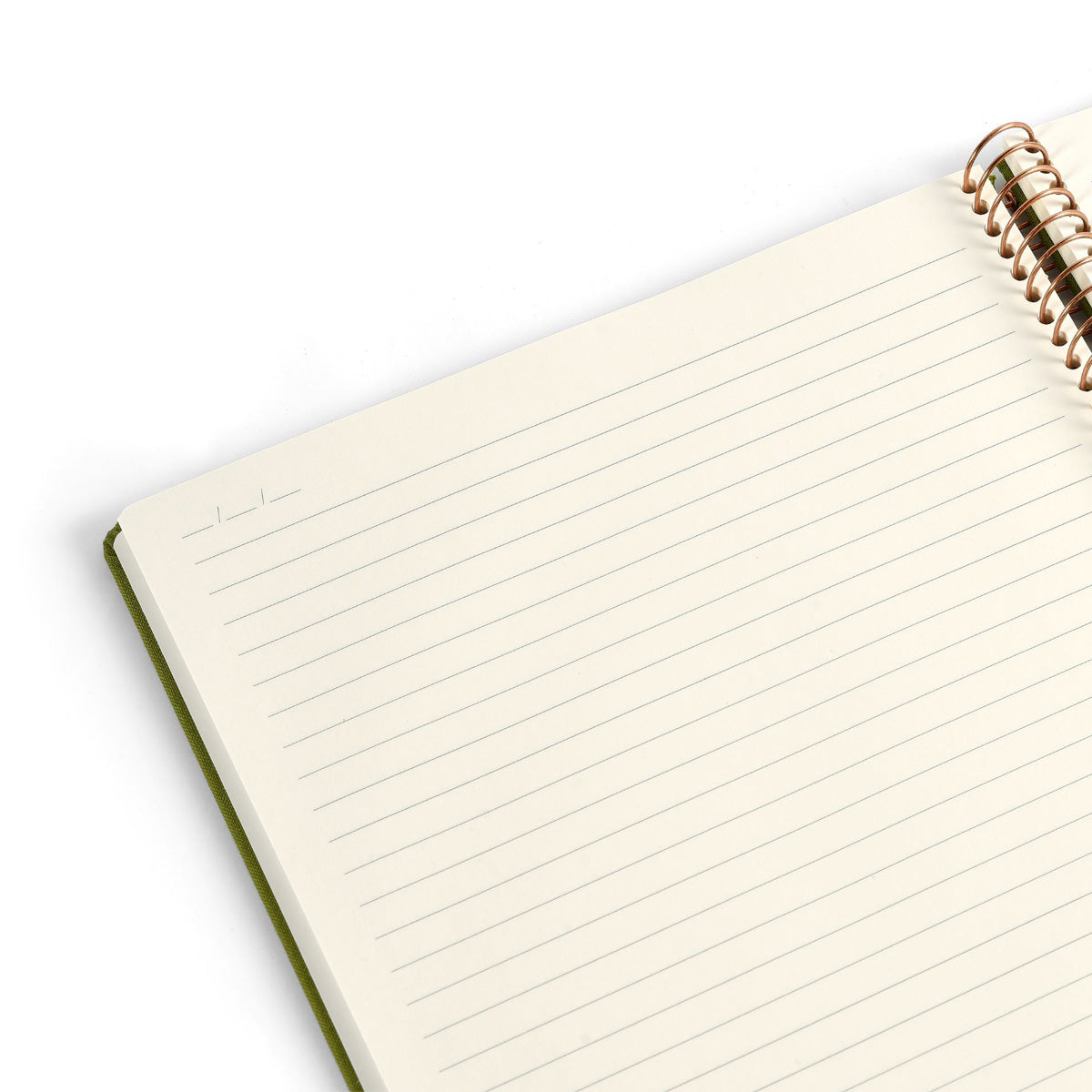 KOZO SPIRAL-BOUND NOTEBOOK A5 // OLIVE