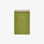 KOZO SPIRAL-BOUND NOTEBOOK A6 // OLIVE