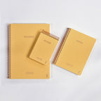 KOZO SPIRAL-BOUND NOTEBOOK A6 // HONEY