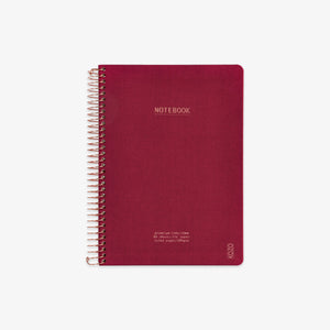 KOZO SPIRAL-BOUND NOTEBOOK A5 // BERRY