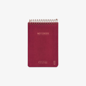 KOZO SPIRAL-BOUND NOTEBOOK A6 // BERRY