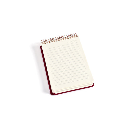 KOZO SPIRAL-BOUND NOTEBOOK A6 // BERRY